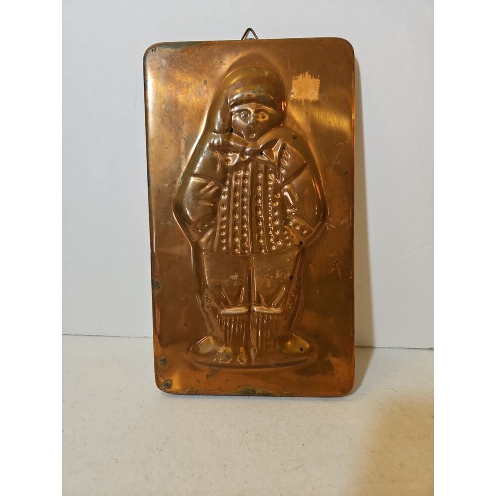 Vintage Copper Metal Candy Cookie Chocolate Mold
